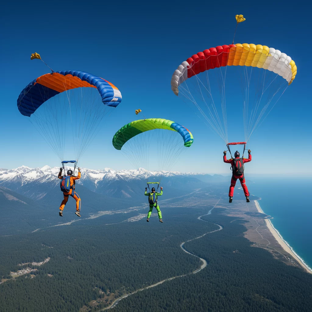 Geriausios skydiving vietos Europoje ir pasaulyje: kur šokti parašiutu Geriausios skydiving vietos Europoje ir pasaulyje: kur šokti parašiutu