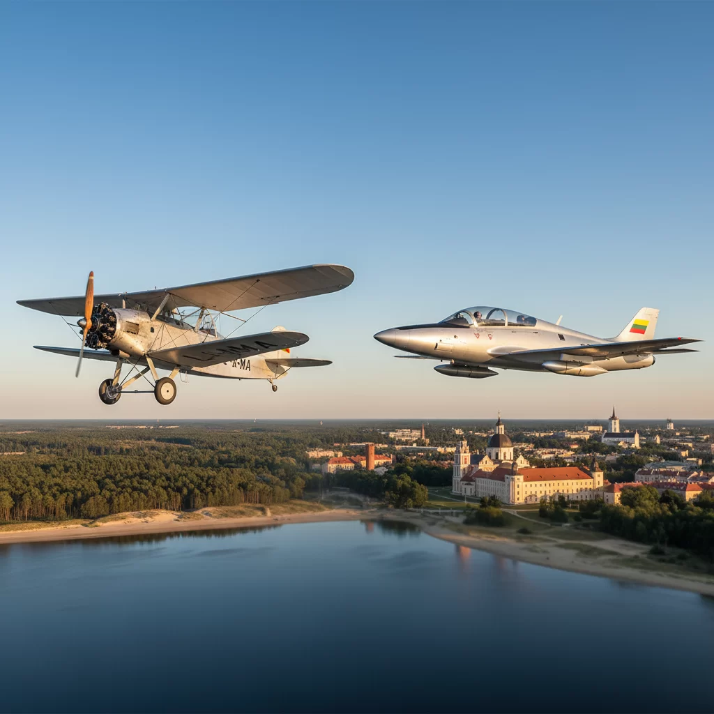 Aviacijos istorija Lietuvoje: nuo Dariaus ir Girėno iki ANBO lėktuvų Aviacijos istorija Lietuvoje: nuo Dariaus ir Girėno iki ANBO lėktuvų